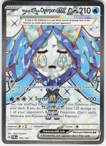 Wellspring mask ogerpon - wellspring, ex