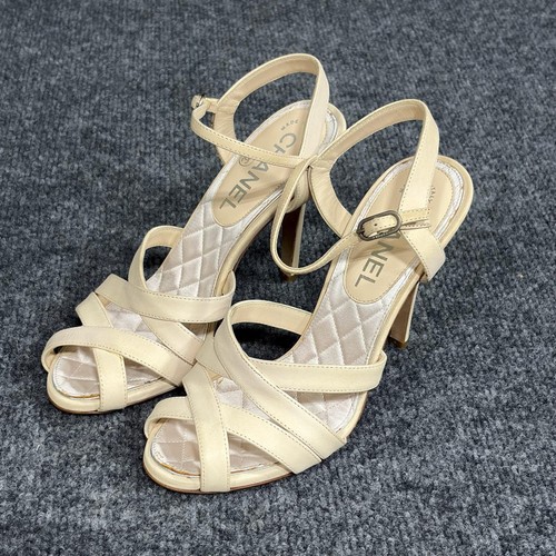 Sandali chanel con cinturino - chanel,