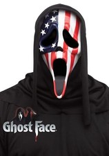 Maschera urlo ufficiale Ghost Face Patriotic bandiera USA