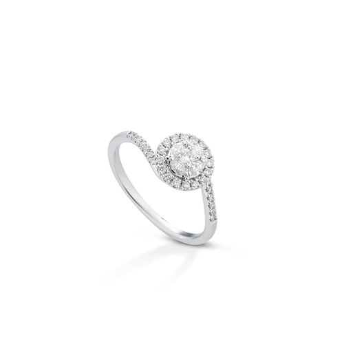 Anello solitario illusion - solitario,