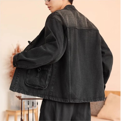 Giacca kimono uomo denim