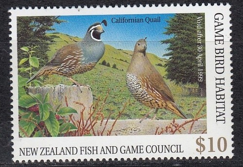 Nuova zelanda 1999 gioco bird - nuova,