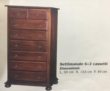 SETTIMANALE CASSETTIERA IN