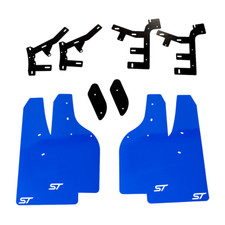 Ford Fiesta Mk7 7.5 ST Parafanghi Blu Con Logo ST Bianco 4mm PVC Paraurti Rally