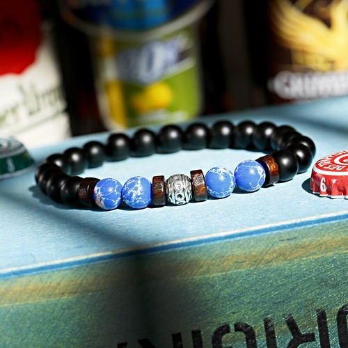 Bracciale perline pietra - perline,