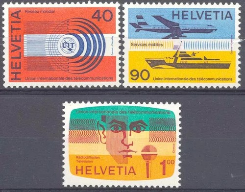 Svizzera 1976 yvert 450 52 - ts, 450/52