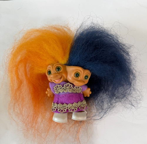 Bambola troll due teste - , doppia