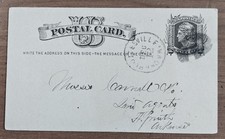 Postkarte Ganzsache USA gel