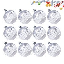  12 Pcs Palline Trasparenti Di