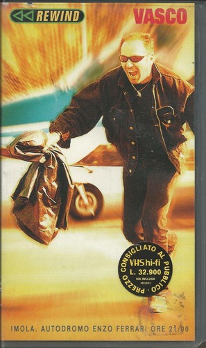 Vasco rossi rara vhs - vasco,