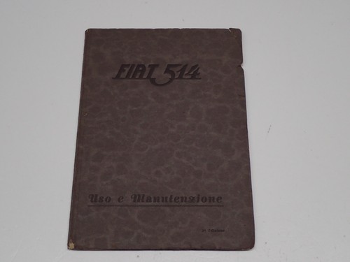 Fiat 514 libretto - fiat,