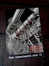 TORNI SEMIAUTOMATICI UTITA OFFICINA MACCHINE UTENSILI brochure originale 