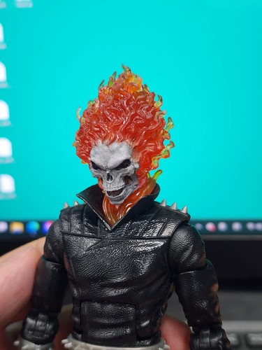 Modellino ghost rider dipinto - ghost,