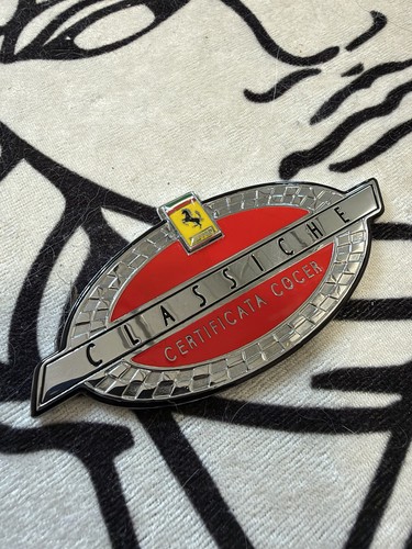 Ferrari classiche oem badge - ferrari,