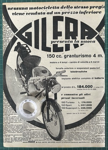 Rara pubblicità moto - rara,