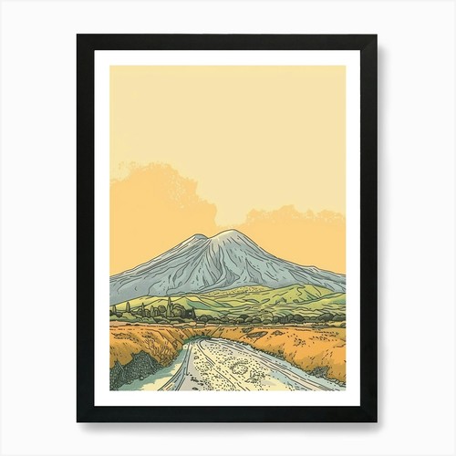 Monte vesuvio italia linea - monte,