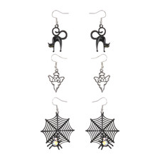  3 paia di halloween orecchio