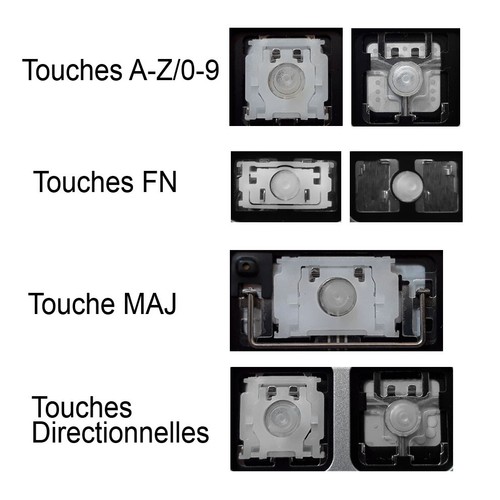 Touche clavier pour lenovo - touche,