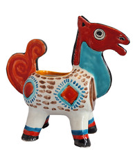 Vaso tasche vuote De Simone ceramica sicilia vintage cavallo desimone