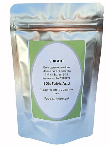 Shilajit 500mg capsules - shilajit,