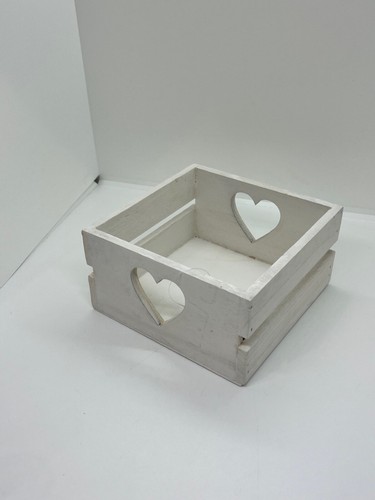 Cassetta legno con cuori - legno, idea