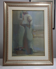 Innocenzo Melani "Madonnina" olio su tela