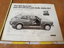 manifesto pubblicità originale Fiat 127 Special 1974