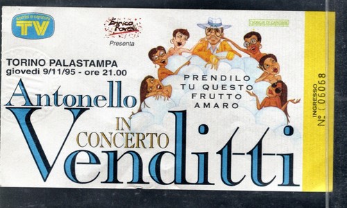 Biglietto concerto antonello - concerto,