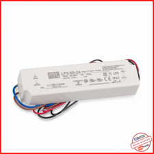 Alimentatore Trasformatore LPV-60-24 24v 5a Mean Well Striscia Led Stagno 220v