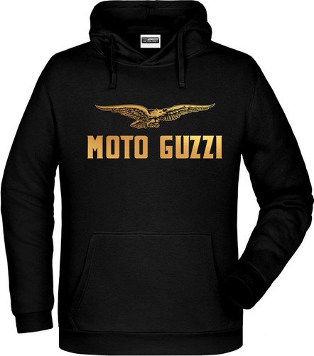 Felpa con cappuccio moto guzzi - moto,