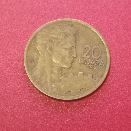 Jugoslavia moneta dinara - moneta,