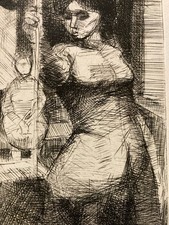 Incisione Art Deco Donna