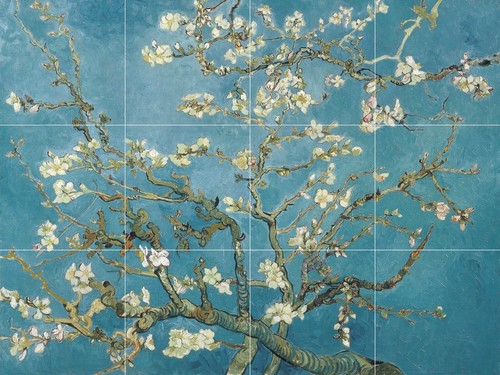 Pannello ceramica mosaico - , di