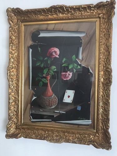 Quadro alfano dardari olio - quadro, su