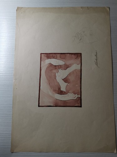 Disegno penna acquerello - penna,
