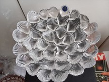 Royal Copenaghen Crystal Centrotavola Vetro Conchiglie Glass Vaso