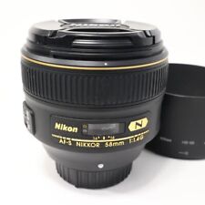 Obiettivo Standard Portrait Prime Nikon AF-S NIKKOR 58mm F/1.4 G Near Mint #N021