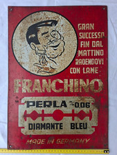 TARGA PUBBLICITARIA VINTAGE