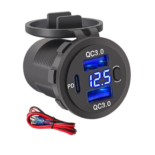 Caricabatteria auto usb c - caricabatteria,