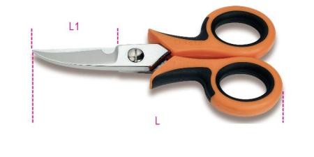 Forbici elettricisti lame - x,