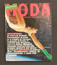 Rivista MODA Italia 1985 n.17 Armani Coveri Versace Krizia Biagiotti Fendi