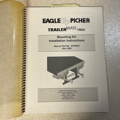 Eagle picher rimorchio - picher, mate