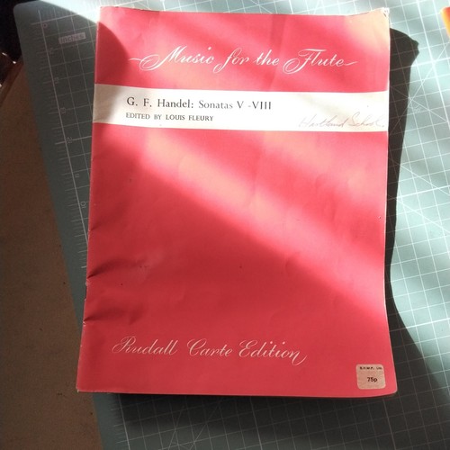 Handel sonate 8 per flauto - 5-8,