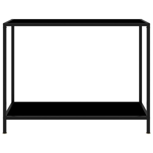 Tavolo consolle nero 100x35x75 - tavolo,
