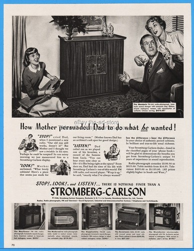 Pubblicità 1948 stromberg - 1948,