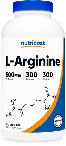 Nutricost arginina 500mg - l-arginina,