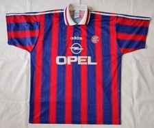 MAGLIA CALCIO VINTAGE BAYERN MUNCHEN ADIDAS 1995/96 #7 SCHOLL OPEL HOME MUNICH