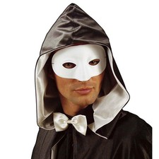 MASCHERA DOMINO BIANCO