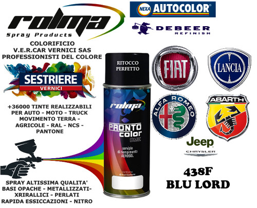 Fiat 438f blu lord lucido - 438f,