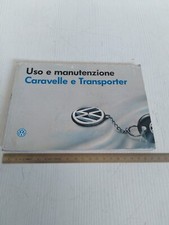manuale uso manutenzione originale 1991 Volkswagen Caravelle e Transporter ita